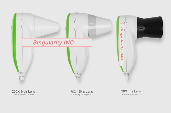 The latest Iriscope+Skin Analyzer+Hair Analyzer (3 IN1 ),5.0MP High Resolution