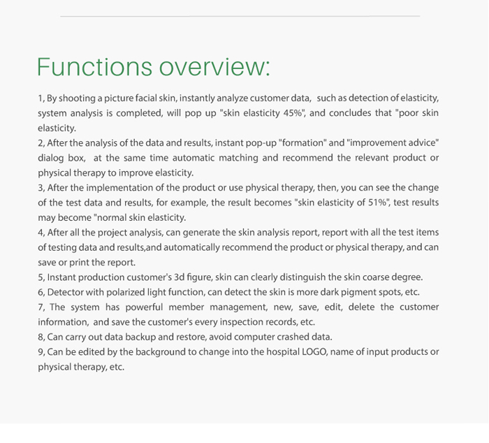 The latest Iriscope+Skin Analyzer+Hair Analyzer (3 IN1 ),5.0MP High Resolution