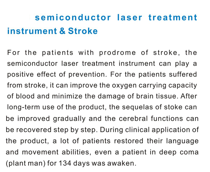 The latest semiconductor laser therapy apparatus