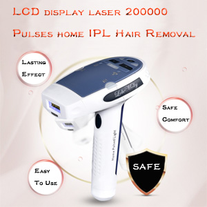 LCD display laser 200000 Pulses home IPL Hair Removal