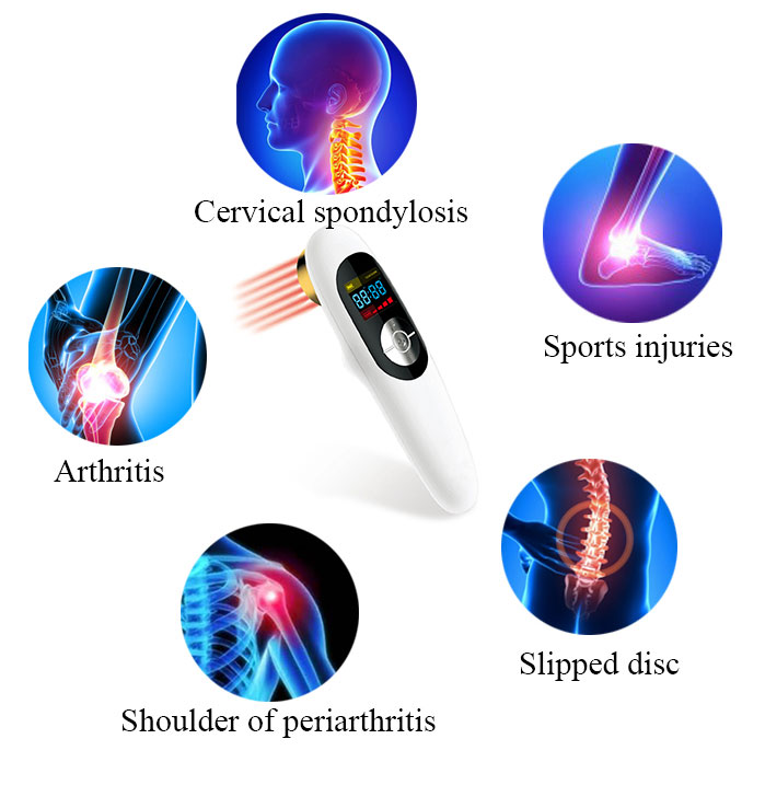 Handy Level Cold Laser Pain Relief Device