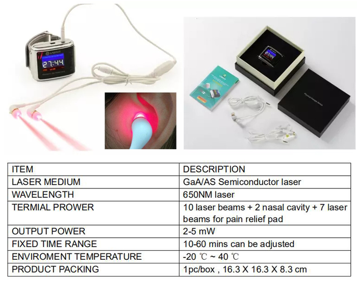 The low level laser therapeutic apparatus