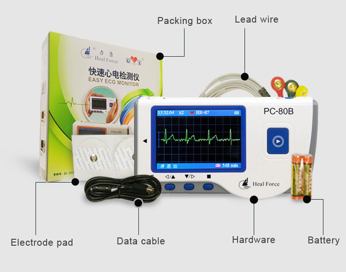 Heal Force Easy ECG Monitor - For Your Health