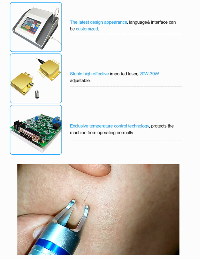 980nm diode laser spider vein removal machine