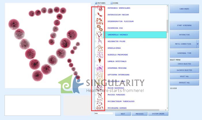 Biophilia Intruder Bioresonance Machine For Fast screening the Bacteria and Viruses