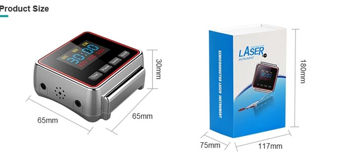 Diabetes portable equipment Wrist Type LLLT nasal polyps Therapy Equipment Laser watch