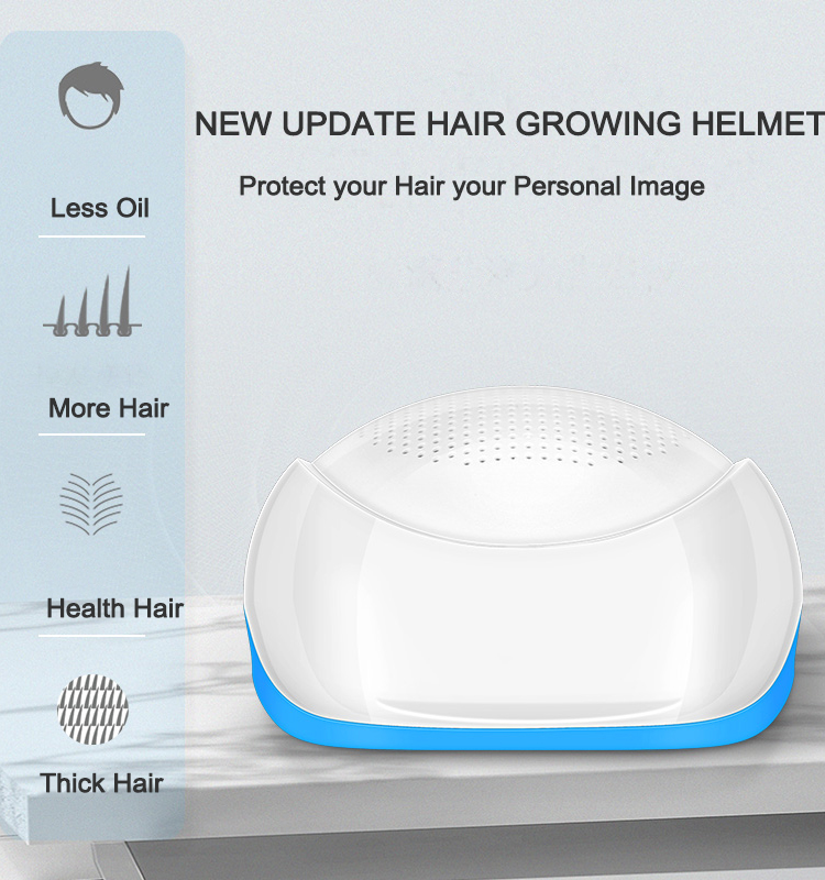 Laser Hair Growth Helmet Device Hair Loss Prevent Promote Hair Regrowth Cap